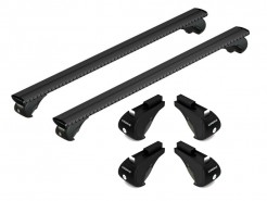 NORDRIVE Bagażnik dachowy belki Black Kia Carens 12/06>04/13