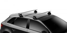 Thule Wingbar Evo Clamp Silver | Bagażnik dachowy belki Nissan X-Trail 2021- 