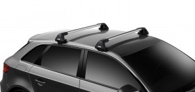 Thule Wingbar Edge Clamp Silver | Bagażnik dachowy Nissan X-Trail 2021-