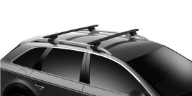 Thule Evo WingBar 7104 BLACK | bagaznik dachowy Honda Fit Crosstar Hatchback 2020-