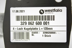 KULA HAKA Westfalia obniżana 30mm 329062