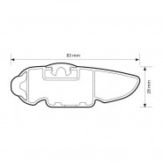 89107 NORDRIVE Bagażnik dachowy belki Opel Astra J Sports Tourer 2010-2016